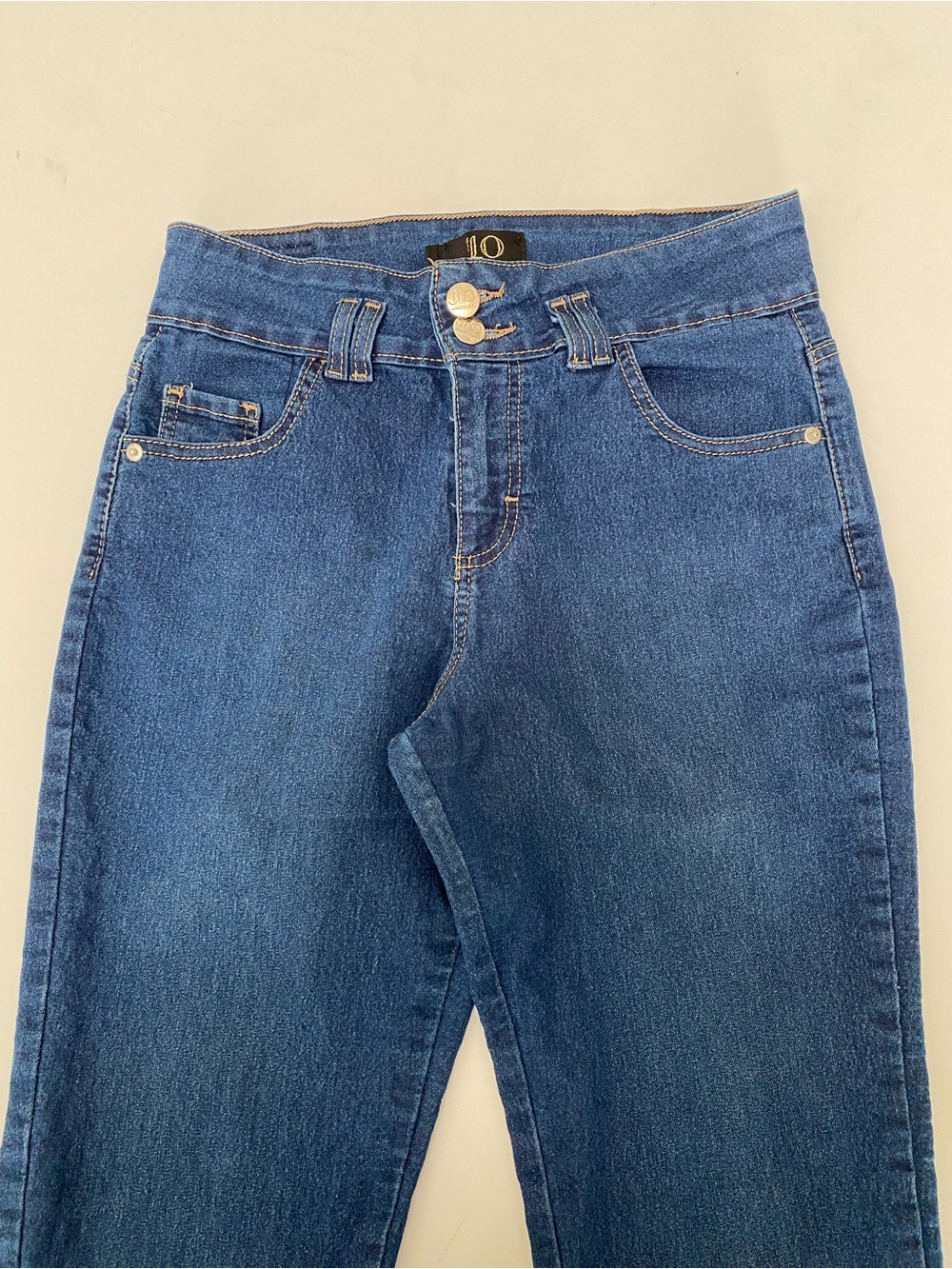 VINTAGE JLO by Jennifer Lopez Y2K Flare Jeans Size 9 Early 2000s - Picture 3 of 6